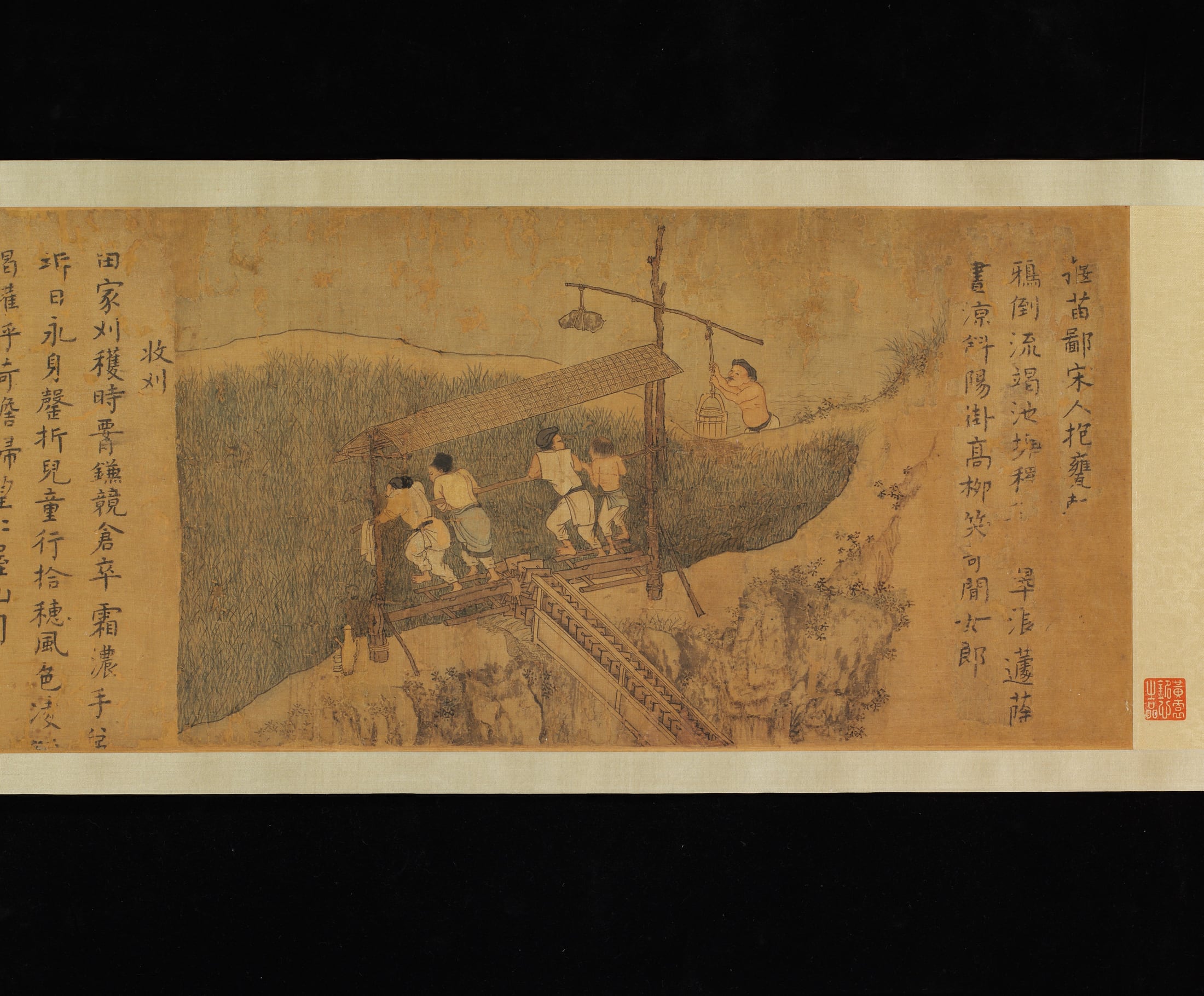 Rice Culture, or Sowing and Reaping / 《稻作图》:播种与收获
